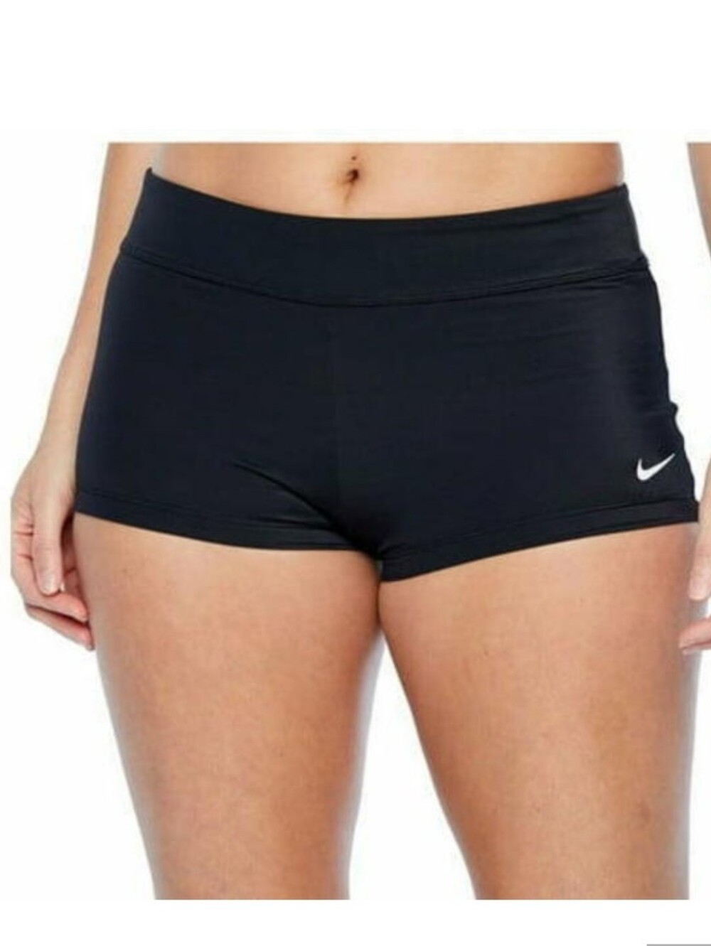 Nike booty swim workout everyday shorts in black XXL